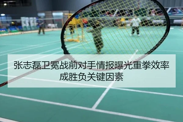 张志磊卫冕战前对手情报曝光重拳效率成胜负关键因素